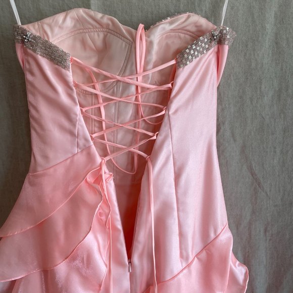 PROM DRESS vintage barbie pink size 2/4 - Picture 7 of 10